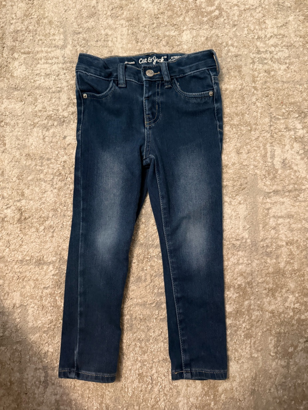 Cat & Jack Dark Blue Kids Skinny Jeggings size 3T